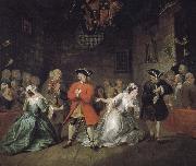 William Hogarth Beggar s opera oil painting reproduction